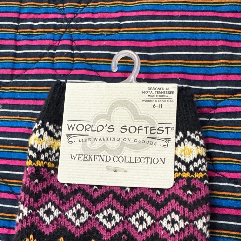 Patterned Multicolor Socks 247 - Picture 2 of 3